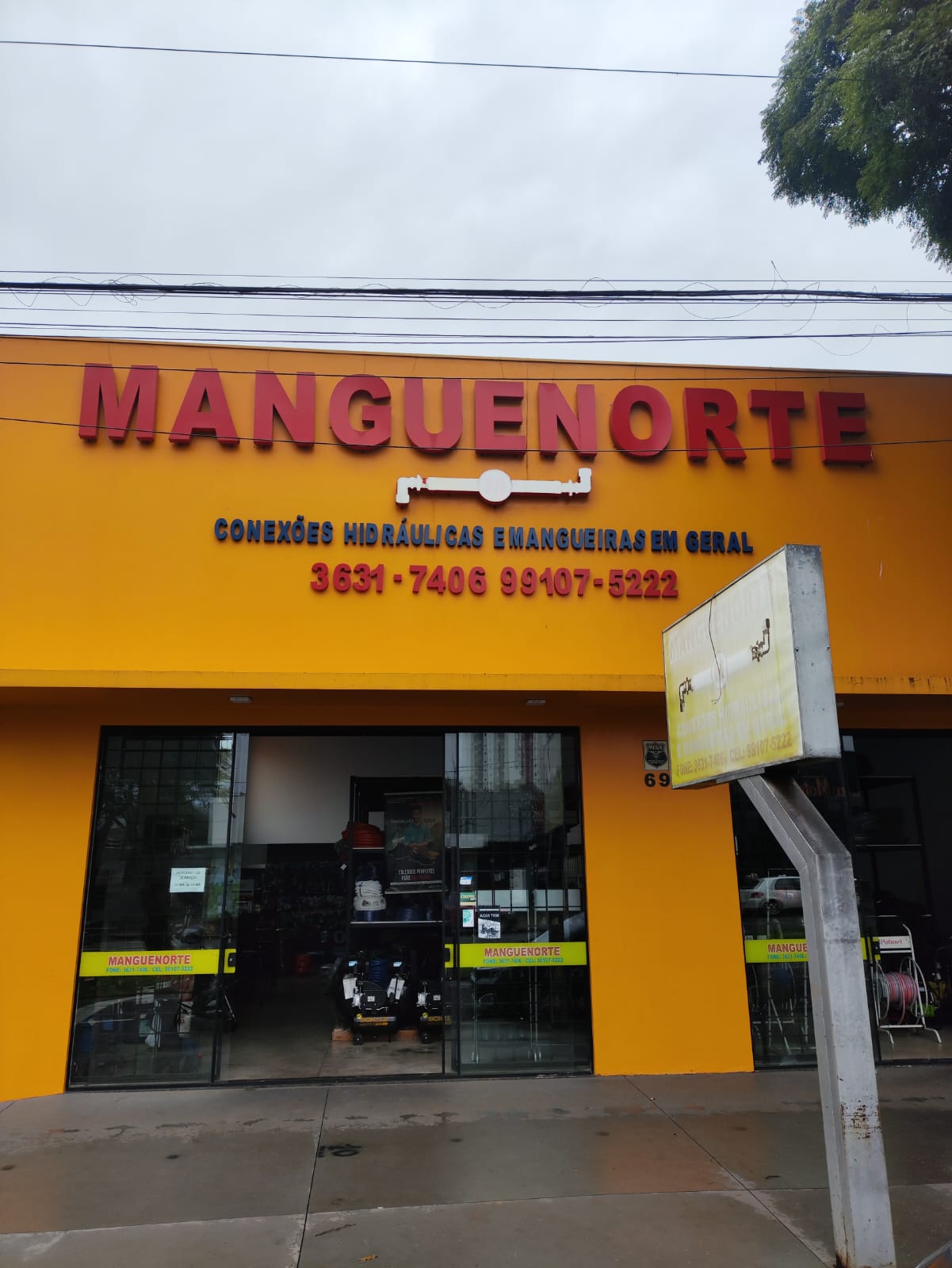 Fachada da loja Manguenorte em Cianorte-PR